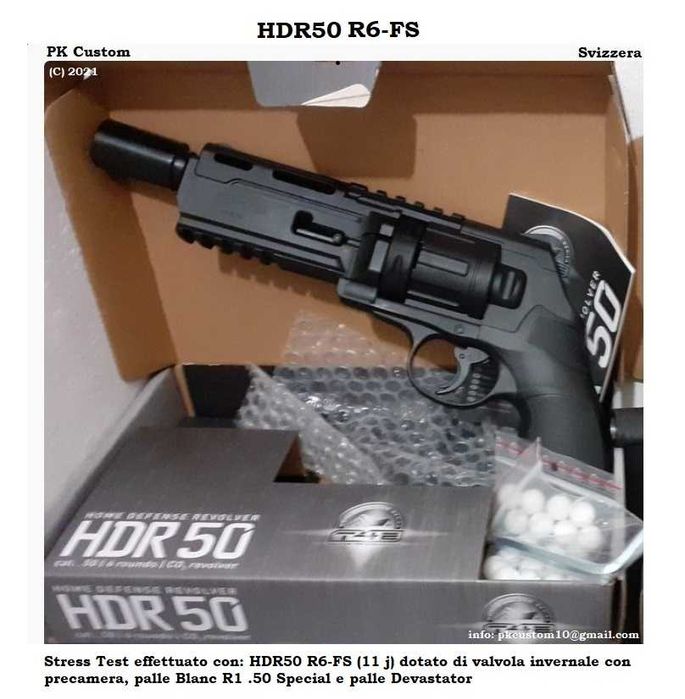 Pistol HDR 50 [CU TEST FACUT!] ~Fabricat Pro~ [23.9 J] Airsoft Co2 Gaz