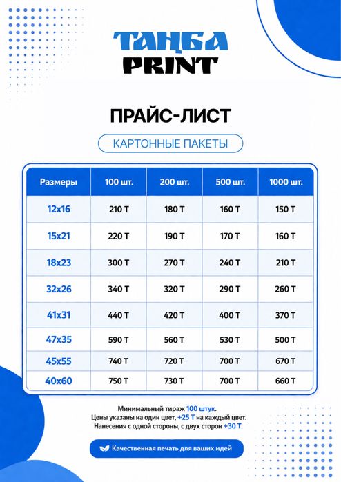 Пакет с логотипом. Брендированные пакеты