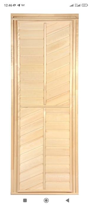 Деревянные двери банные