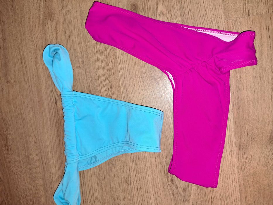 Slipi de baie bleu+ roz