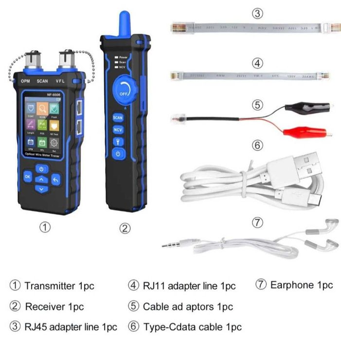 Сетевой многофункциональный тестер NF-8508