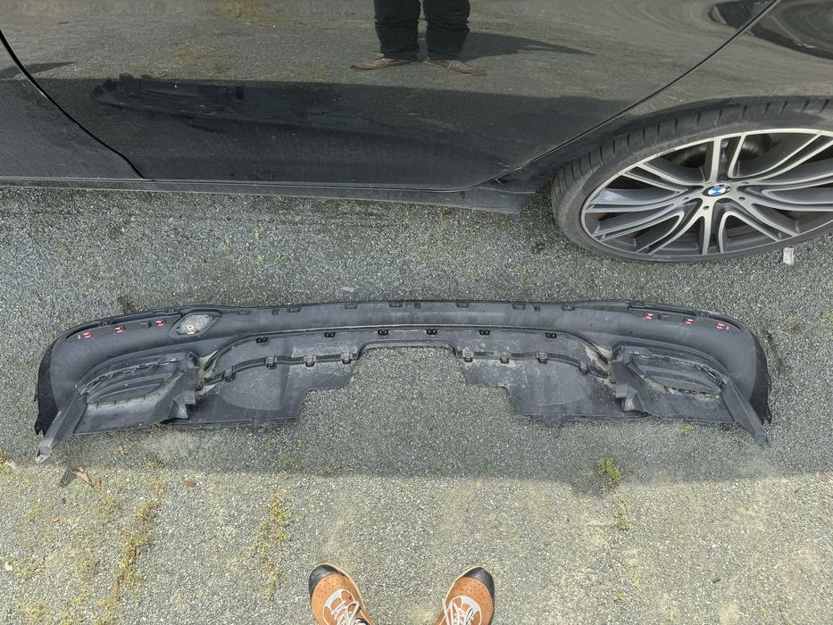 Оригинален Дифузьор Дифузер За Задна Броня Mercedes GLS X166 AMG