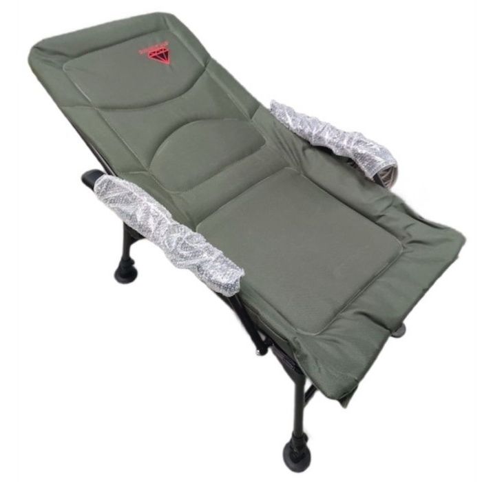 Scaun Pescuit Cu Cotiere DIAMANT ALB Spatar si picioare reglabile