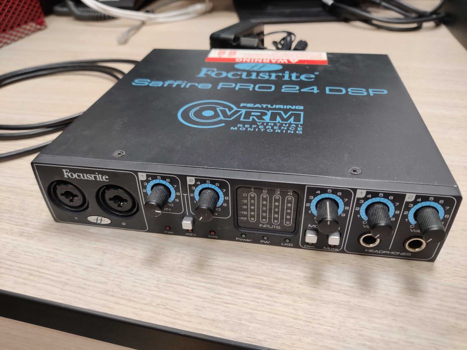 Focusrite Saffire Pro 24 DSP firewire звукова карта.