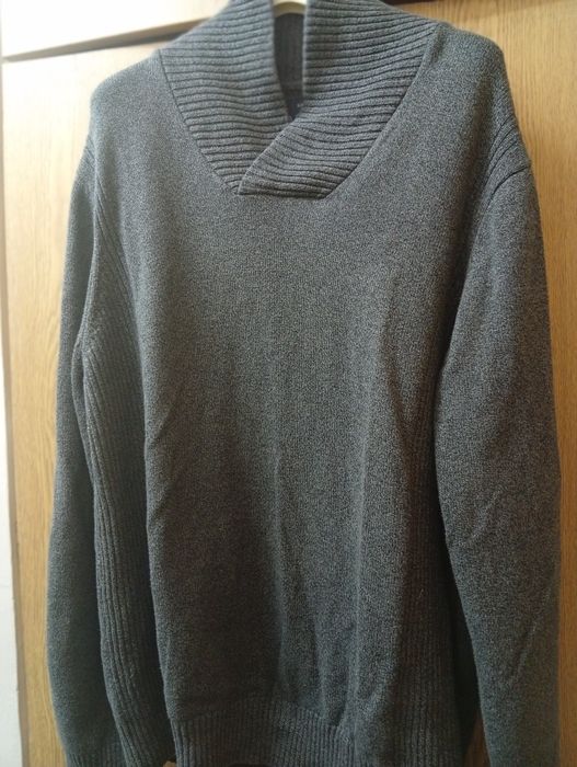Тъмносив пуловер на CANDA размер XXL
