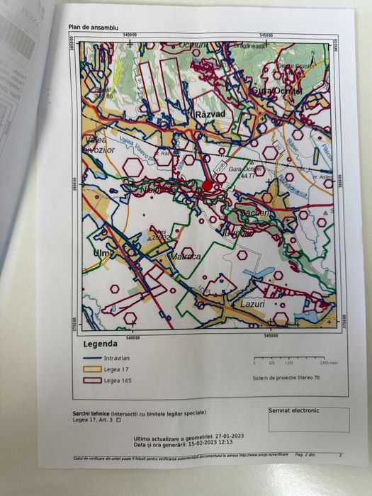 strada 33 m intravilan Parc auto-Hale etc