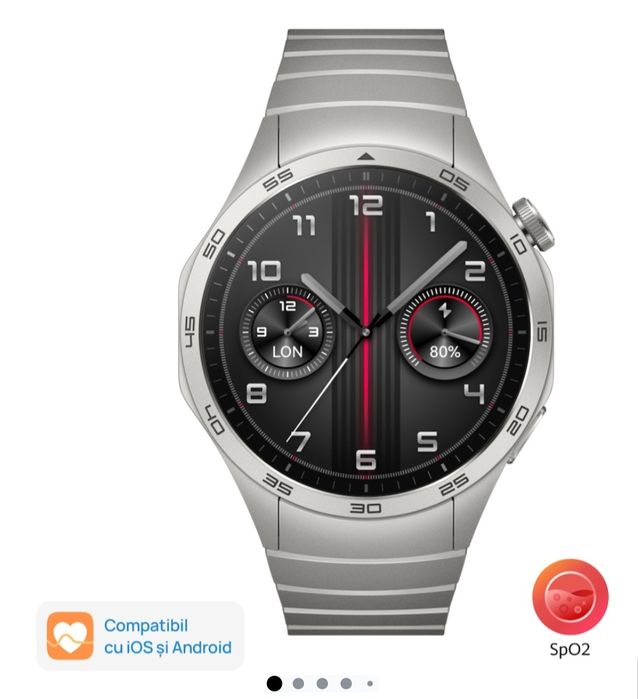 Smartwatch Huawei Watch GT 4, 46mm, Stainless Steel