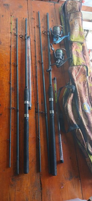 Set Lansete si Mulinete feeder cadou husa pentru lansete!