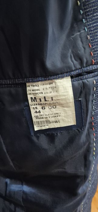 Пиджак школьный подростковый MiLi