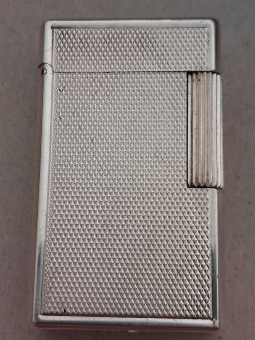 Сребърна  запалка Дюпонд(S.T.Dupont lighter)1963 оригинална кутия