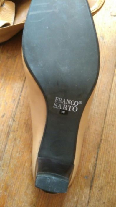 Дамски чехли с ток- Franco Sarto