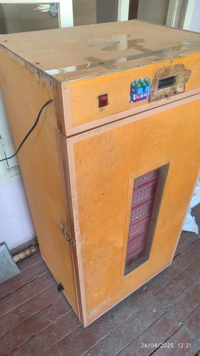 Inkubator 19 kundan keyin joʻja ochirish uchun yani raddom inkubator