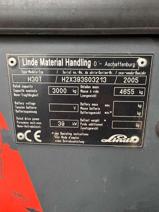 Газокар Linde H30T