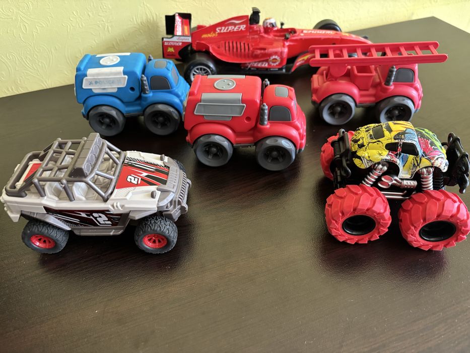 Дракон,автовоз-писта, колички, Пламъчко, багер