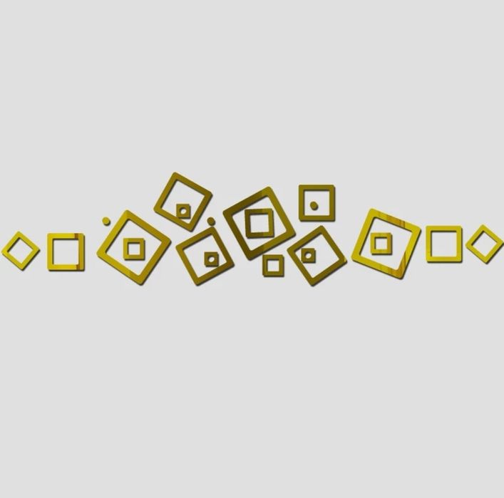 3D зеркальные наклейки