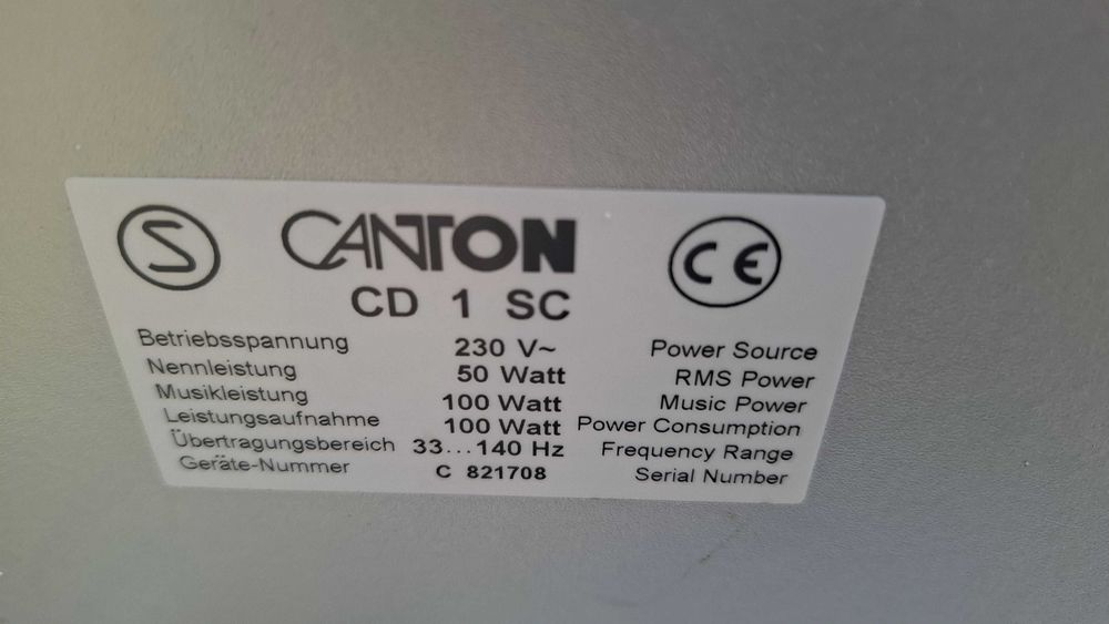 subwoofer amplificat 100w canton jbl bose
