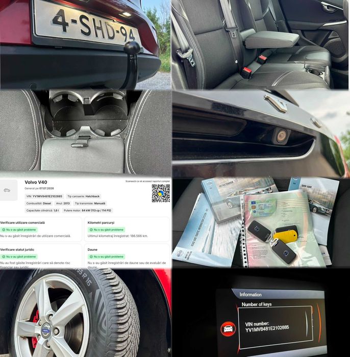 VOLVO V40 Hatchback MOMENTUM/1.6d/Euro5/Bord Digital/Kamera Spate/
