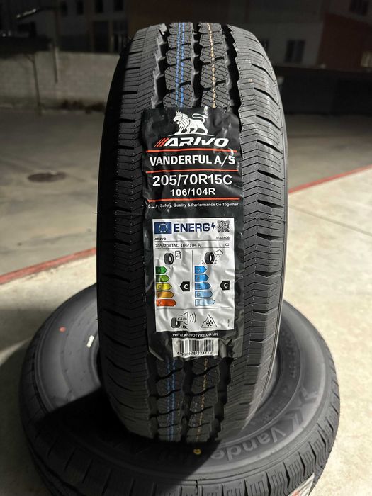 Нови Всесезонни Бусови Гуми Arivo Vanderful A/S 205/70R15C Нов Dot