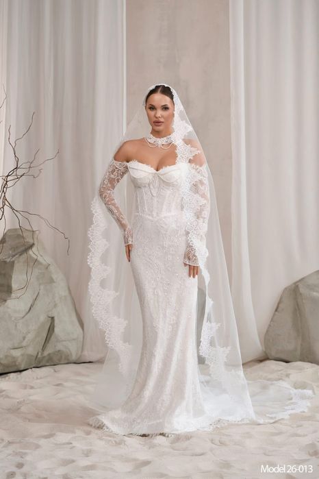 Rochie de mireasa +voal cadou