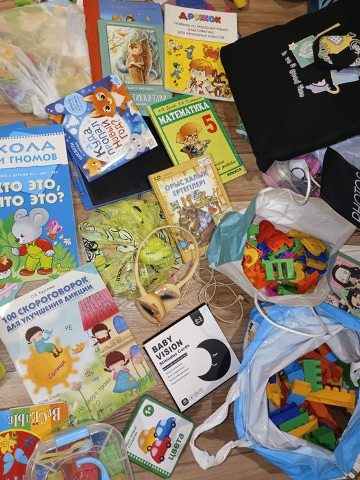 Развивающие игрушки, книжки