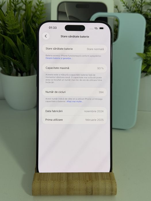 Iphone 16 pro max 93% fullbox