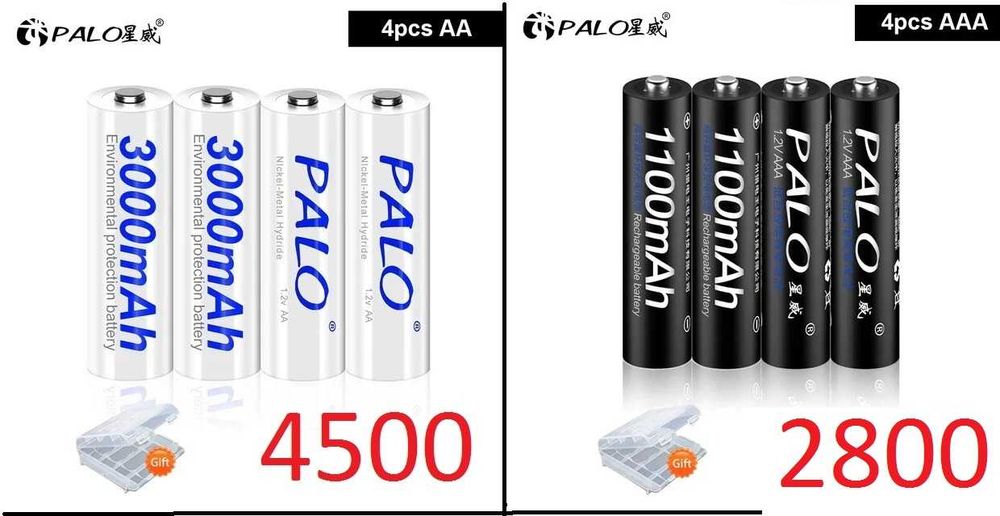 Батарейки ААА аккумулятор 18650 Зарядное устройство крона CR123A