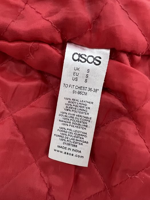 Кожаная куртка косуха ASOS
