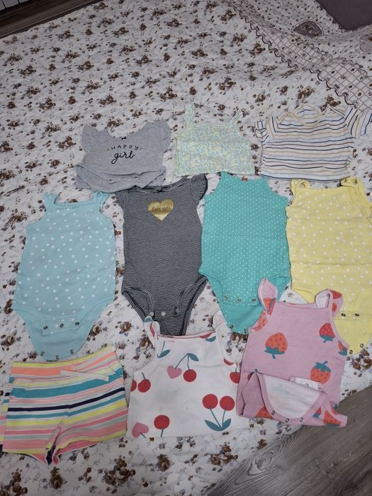 Продаются бодики,маечки и шортики на девочку