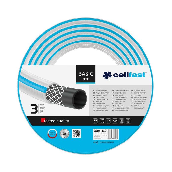 Шланги Cellfast basic 1/2" 30метр