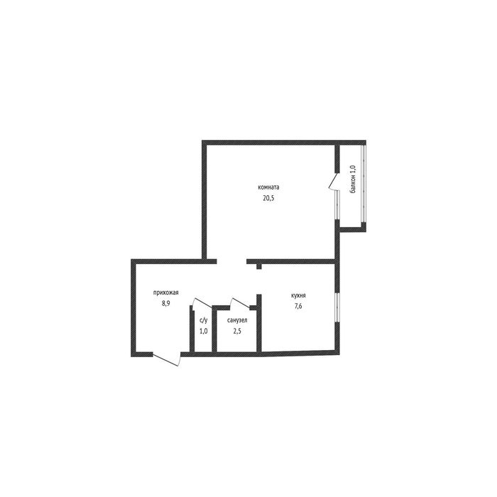 Продажа 1-комнатной квартиры