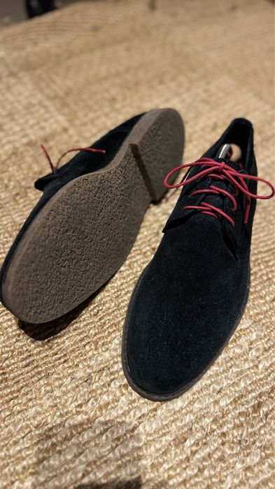 Pantofi barbati din piele intoarsa eleganti