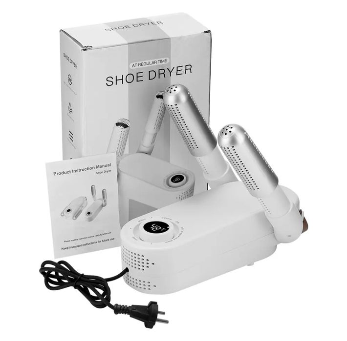 Сушилка для обуви шапок перчаток носков проводной с синим цветом