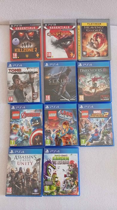 Jocuri PS3 și PS4 de vânzare