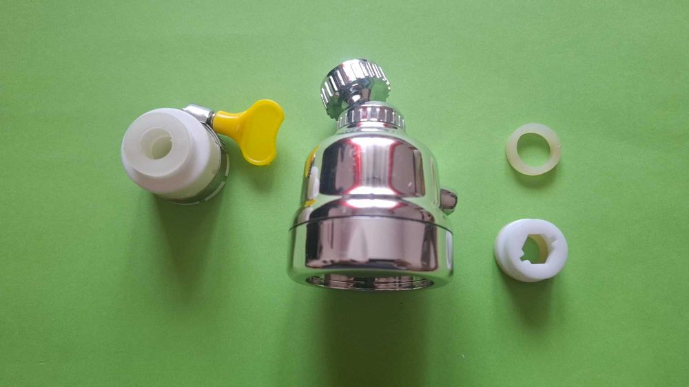 Cap robinet pentru baterie chiuvetă cu 3 funcții, rotație 360 grade