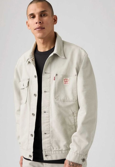 Geacă ”SUNRISE TRUCKER” Levi's® Workwear, gri, oversized (56)