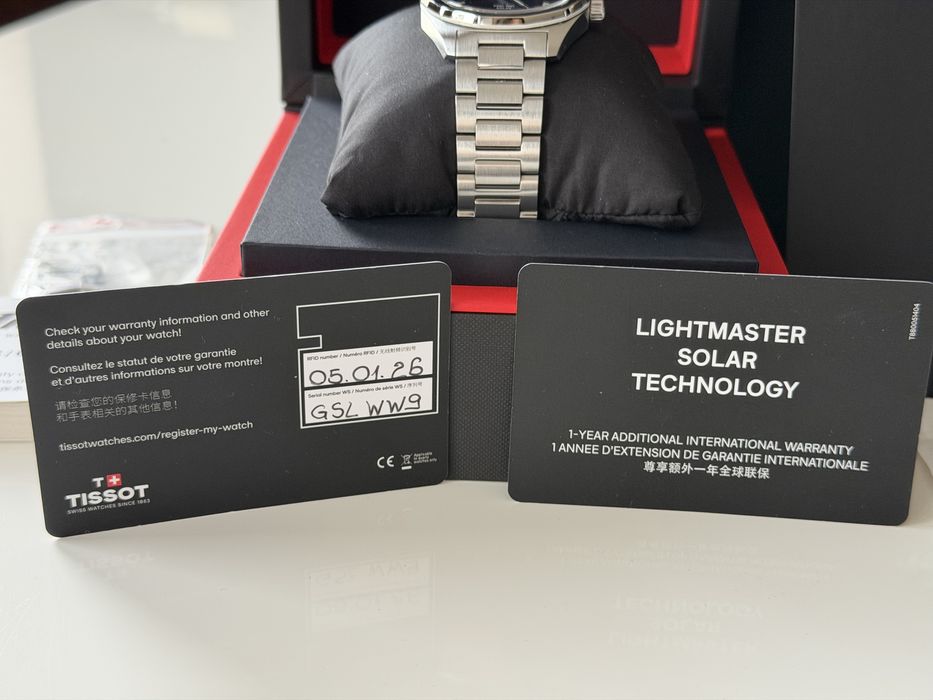 Tissot мъжки часовник PRC 100 Solar Quartz неразличим от нов