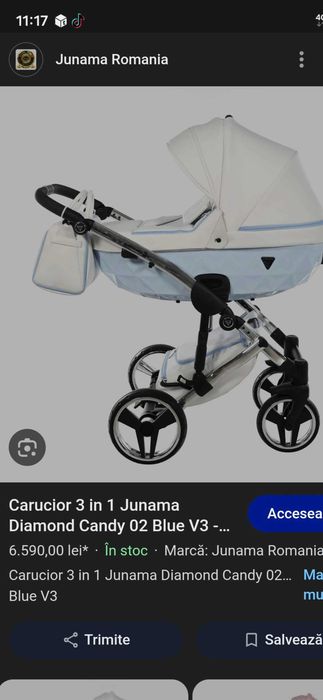 Carucior copii Junama Diamond 0764299524