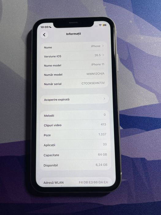 iPhone 11, 64gb stare perfecta