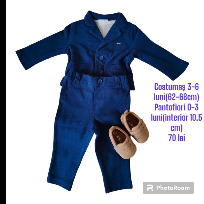 Costum botez băiețel 3-6luni