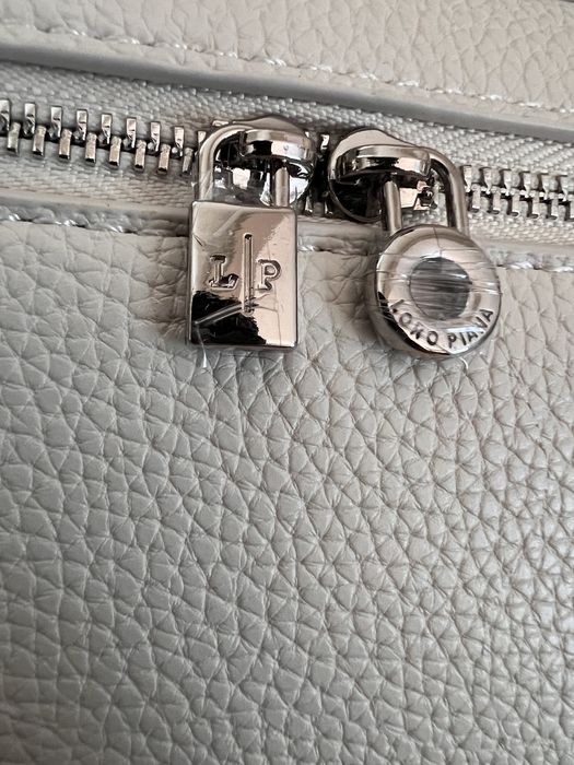 Geantă Loro Piana L19 – alb/ivory, model elegant