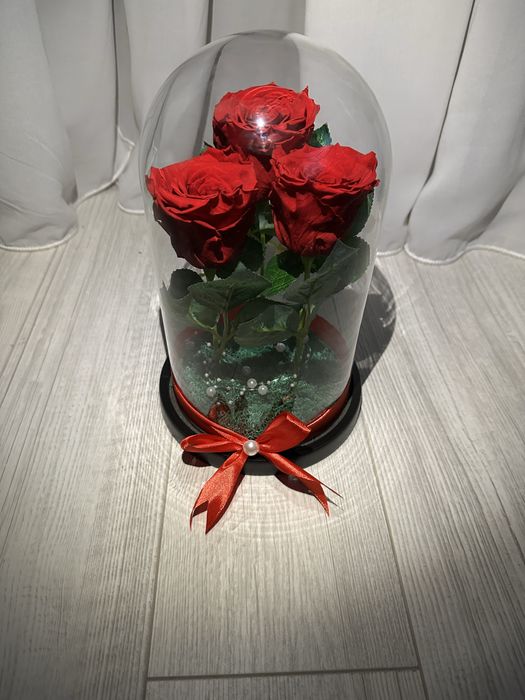 Cadou Valentine’s Day trandafiri criogenati