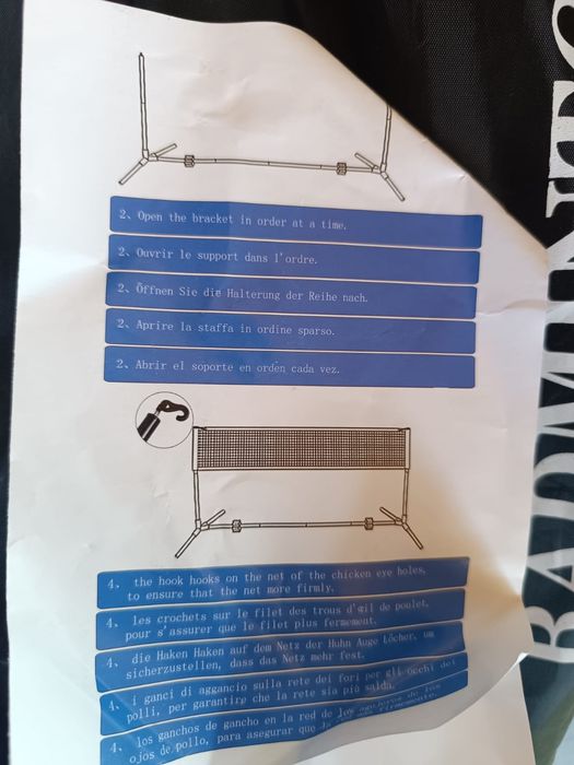 Fileu badminton volei tenis nou