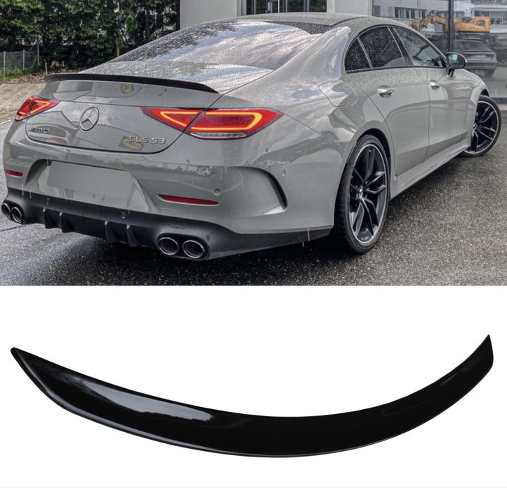 Спойлер лип за багажника – Mercedes C257 CLS Class (2020+),черен гланц