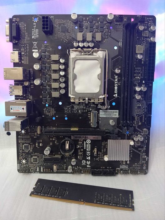 i3 12100F + H610 Plata + DDR4 4gb 2666mhz