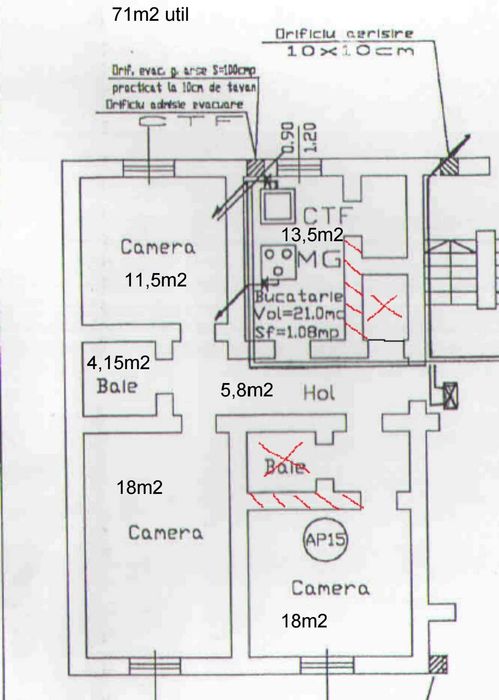 Apartament spațios cu 3 camere, 72mp util, ultracentral – Calea Dumbrăvii / Dioda, Sibiu