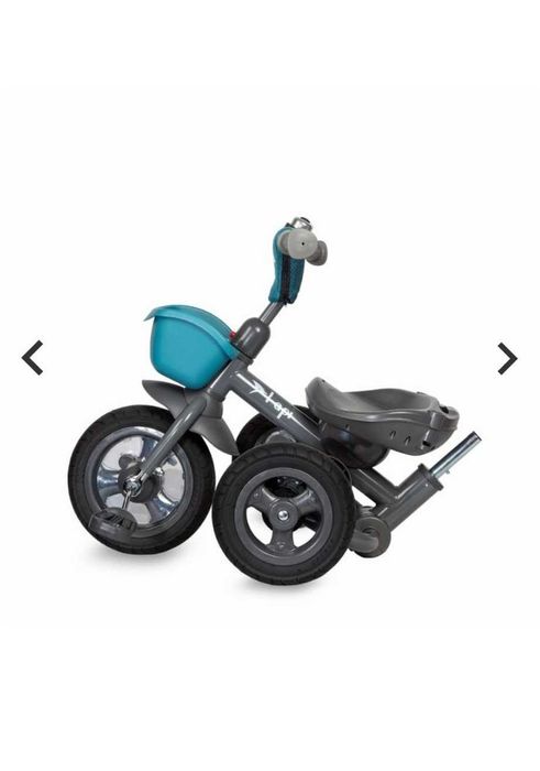 Tricicletă copil, spațioasă, reversibilă, pliabila