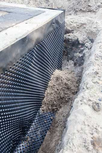 Planter гидроизоляция для отмостки Россия Профилированная дренажная