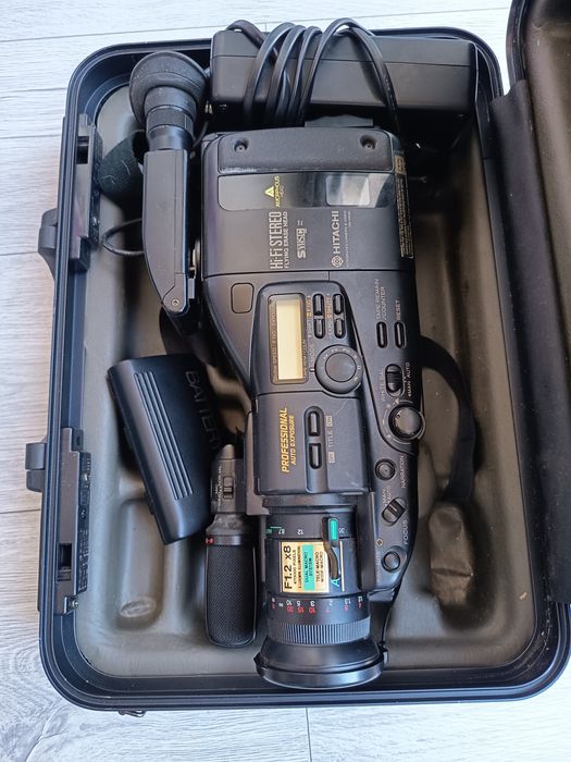 Camera Vintage Foto-Video Hitachi Full Box