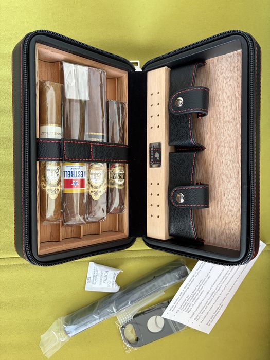 Кожен Несесер Калъф Cohiba за Пури