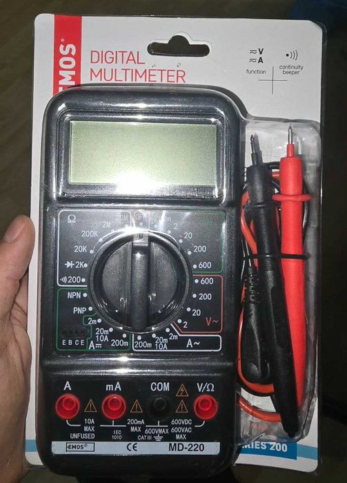 EMOS M2092 - Мултиметър MD-220